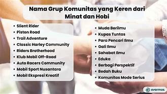 Nama Grup Keren Untuk Wa Bahasa Indonesia